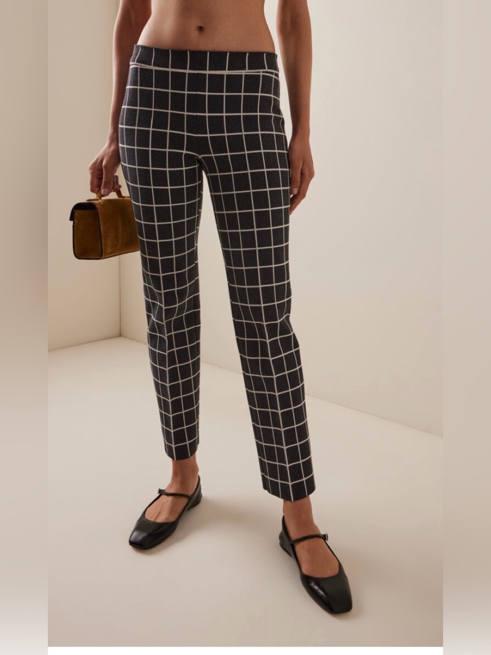 HIGH SPORT LOUIS PANTS IN GREY/WHITE Medium NWT!